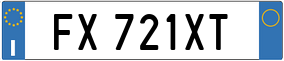 Truck License Plate
